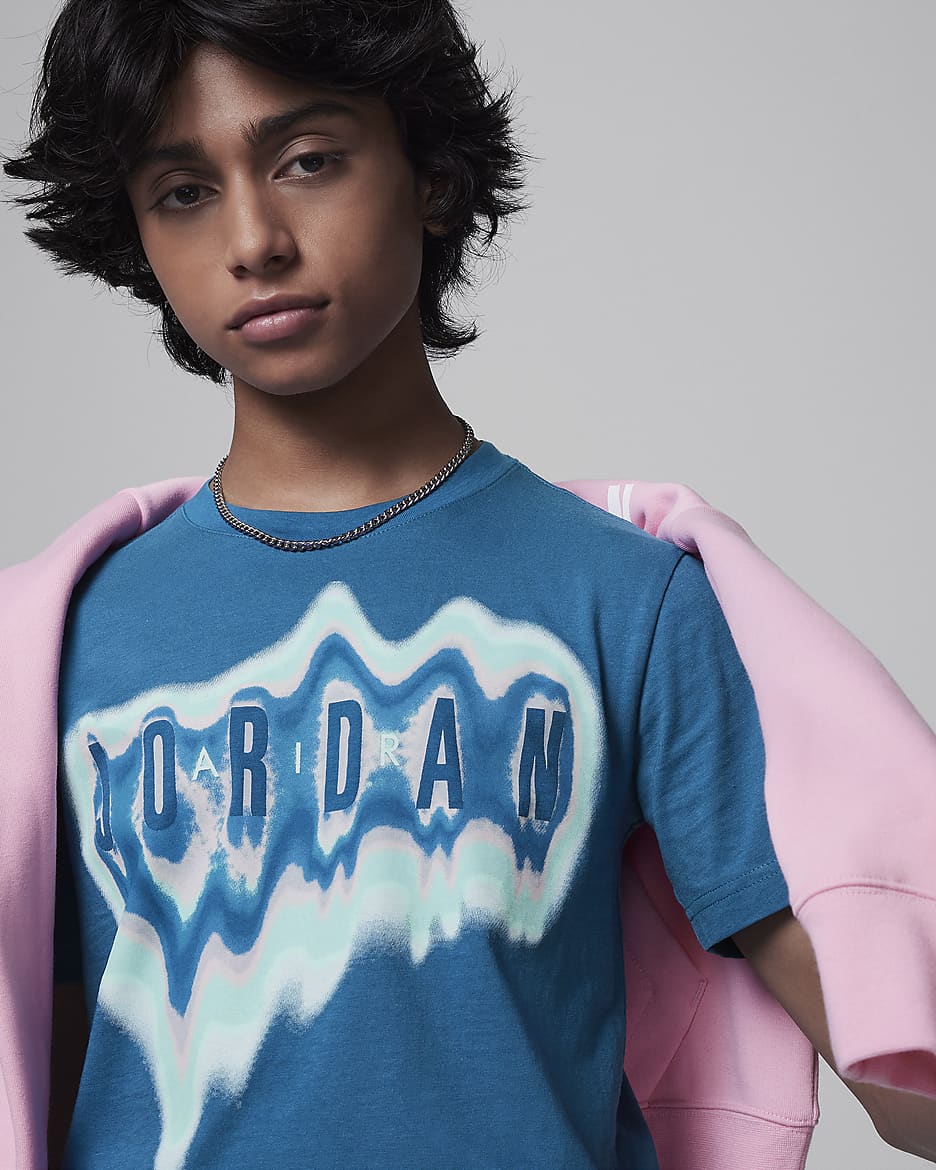 Jordan Air Heat Map Big Kids Graphic T Shirt. Nike